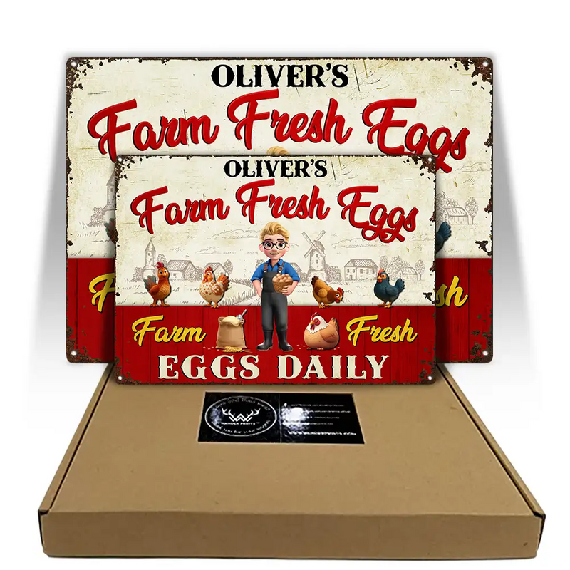 Rise And Shine Mother Cluckers - Personalized Classic Metal Signs