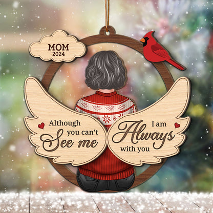 Message From Lost Loved One Memorial Keepsake Personalized 2-Layer Wooden Ornament