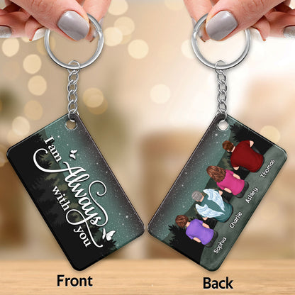 Family Brothers Sisters Siblings Keepsake Under Sky Stars Personalized Acrylic Keychain