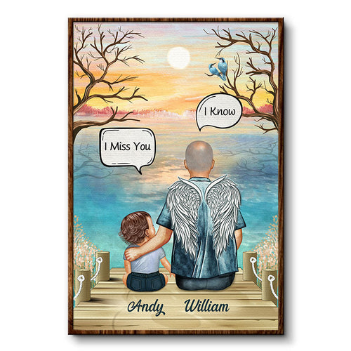 Still Talk About You Grandparents Grandpa Grandma Skin - Memorial Gift - Personalized Custom Poster