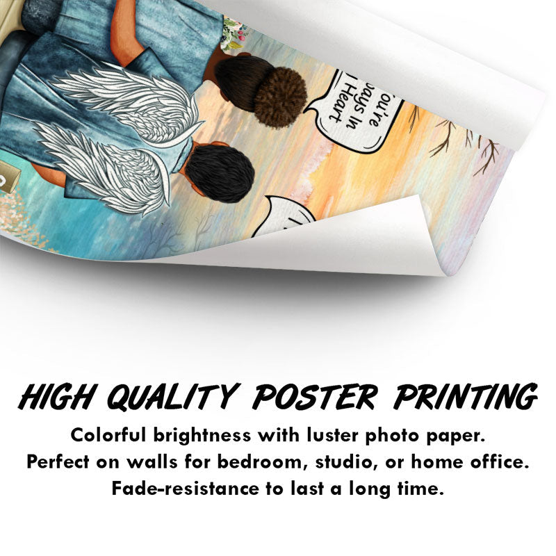 Still Talk About You Widow Middle Aged Couple Skin - Memorial Gift - Personalized Custom Poster