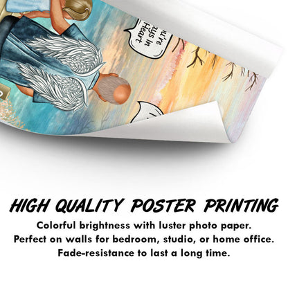 Still Talk About You Grandparents Grandpa Grandma Skin - Memorial Gift - Personalized Custom Poster