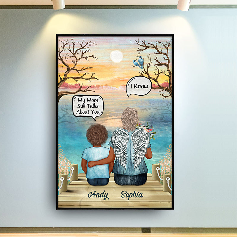 Still Talk About You Grandparents Grandpa Grandma Skin - Memorial Gift - Personalized Custom Poster