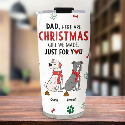 Little Gift For Dog Dad And Mom - Personalized Custom Tumbler