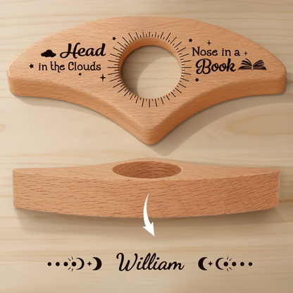 Custom Book Page Holder - Personalized Bookish Gifts For Book Lovers, Bookworms, Readers - Escaping Gravity, One Page At A Time