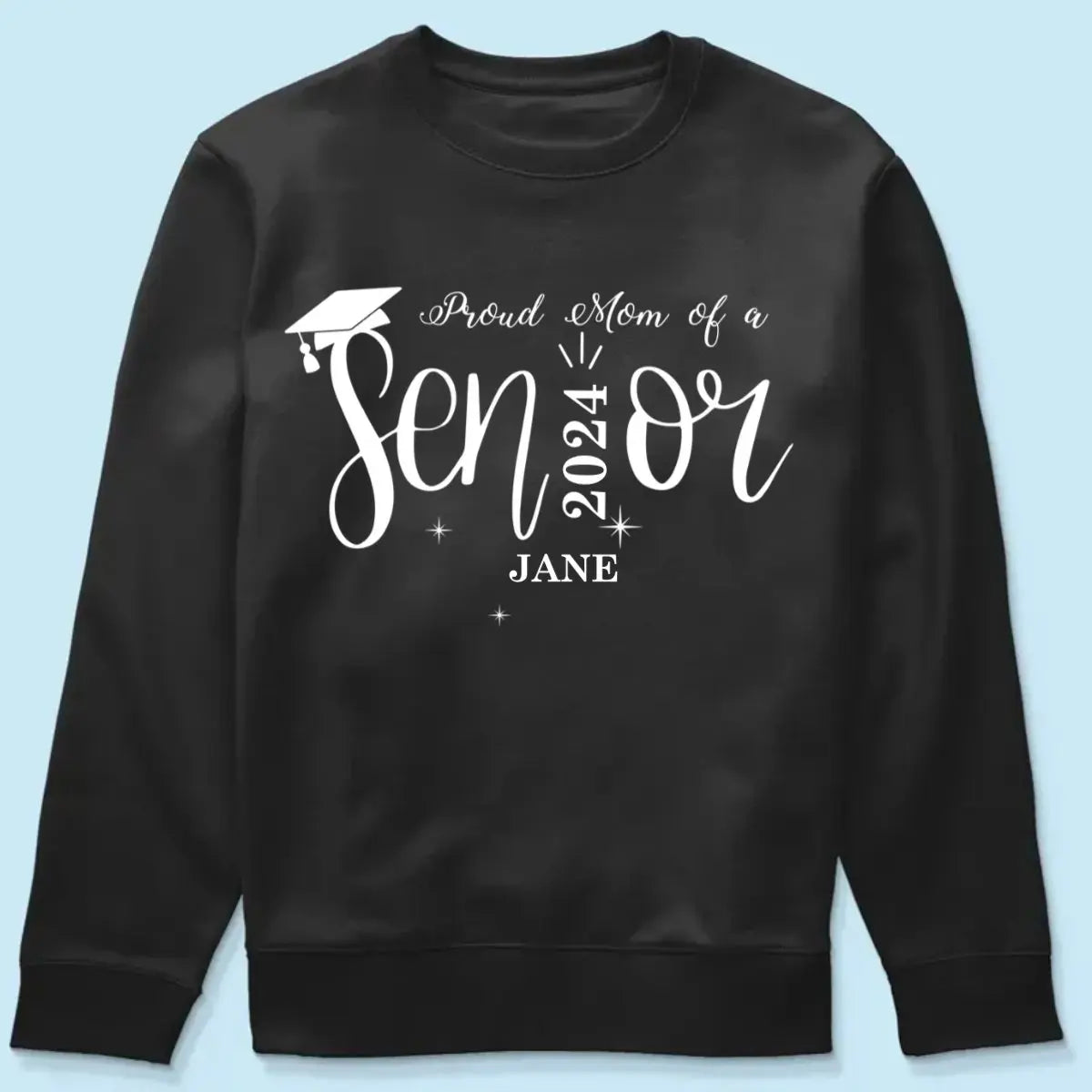 Senior - Custom Proud Family Of A Senior 2024 - Personalized Shirt (VT)  The Next Custom Gift