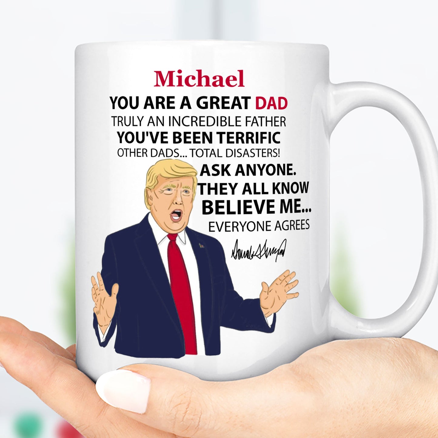 Personalized Title and Name You are Great Mug, Great Father's Day Mug C629 - GOP