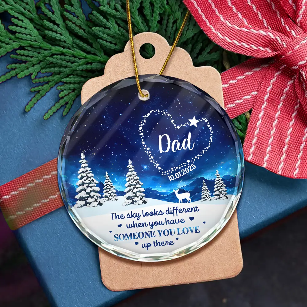Someone You Love Up There - Personalized Acrylic Ornament