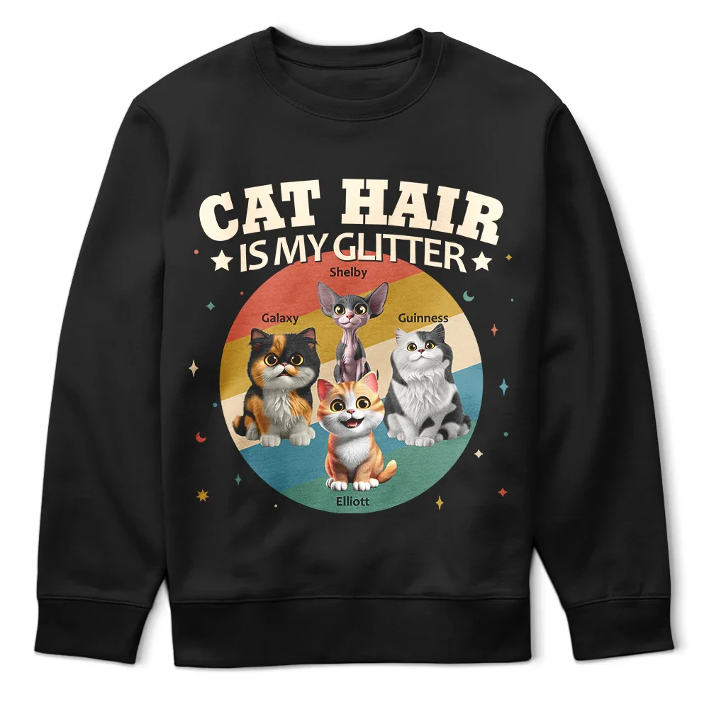 Cat Lovers, Cat Mom, Cat Dad, Pet Lovers, Pet Mom, Pet Dad, Funny, Happy - Spread Love Like Cat Hair - Personalized T Shirt