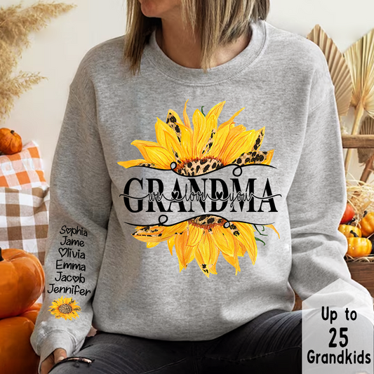 Sunflowers Grandma And Kids CTH01 Sweatshirt