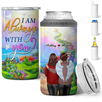 Memorial Heaven Stairway Personalized 4 In 1 Can Cooler