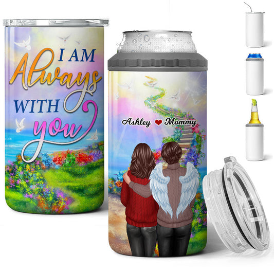 Memorial Heaven Stairway Personalized 4 In 1 Can Cooler