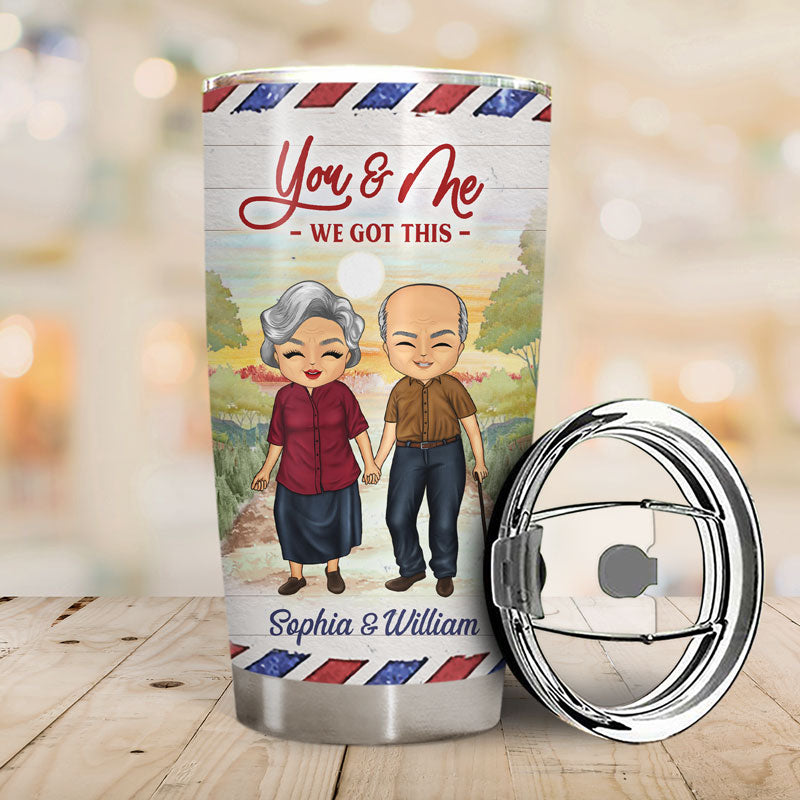 Family Couple The Day I Met You - Gift For Couple - Personalized Custom Tumbler