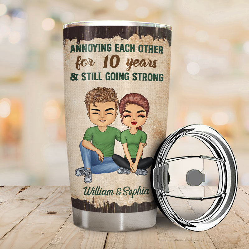 I Love You More The End I Win Husband Wife - Couple Gift - Personalized Custom Tumbler