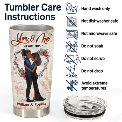 The Day I Met You - Gift For Couples - Personalized Custom Tumbler