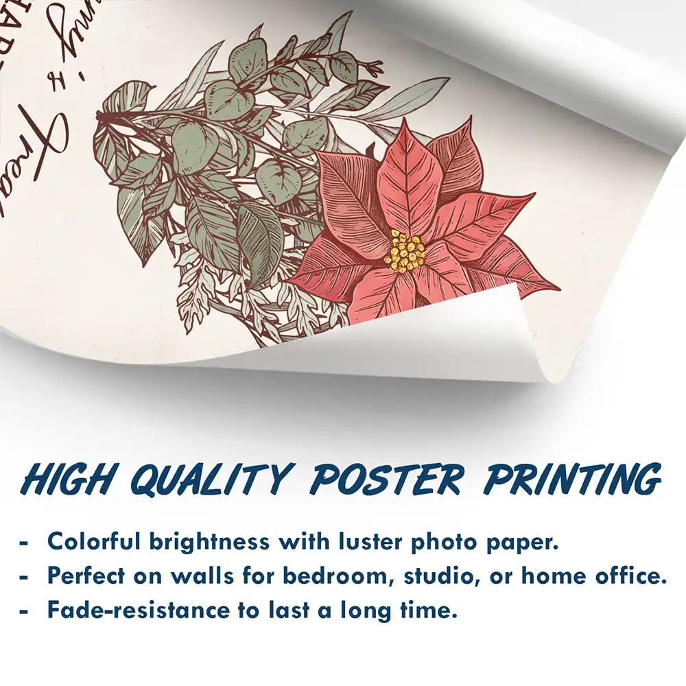 Grandma's Garden Family Birth Flower - Personalized Poster