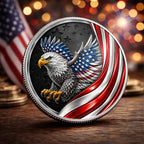 America 250th Anniversary US Pride Patriotic Eagle - Personalized Commemorative Keepsake Coin