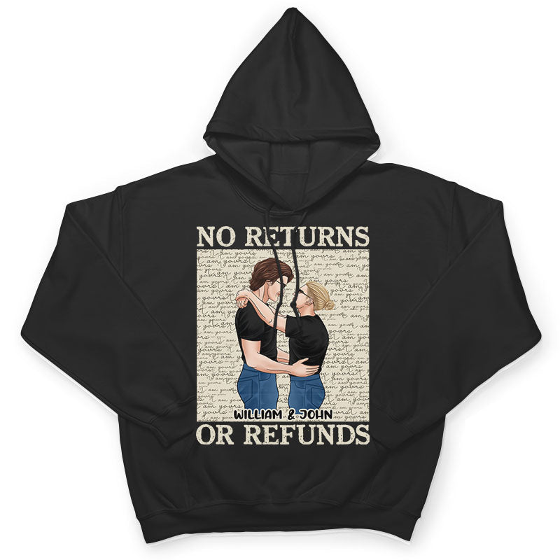 No Returns Or Refunds - Gift For Couples - Personalized Custom Sweatshirt