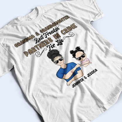 Mother & Daughter Best Partners In Crime - Gift For Mom - Personalized Custom T Shirt
