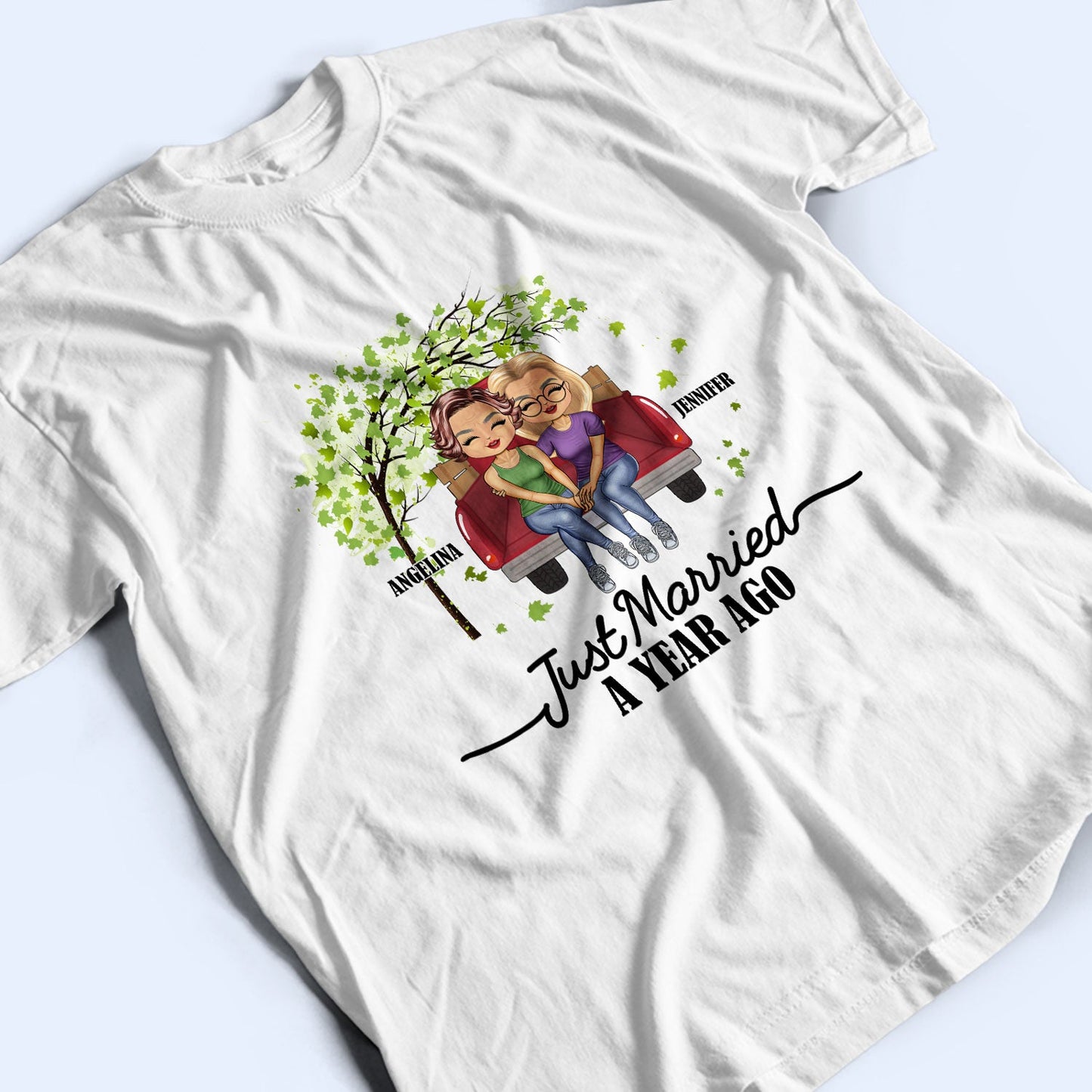 Couple Just Married Years Ago - Gift For Couples - Personalized T Shirt