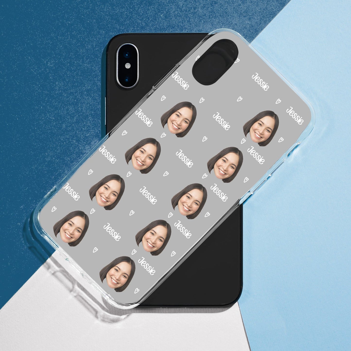 Custom Photo Husband & Wife - Gift For Couples - Personalized Clear Couple Phone Case