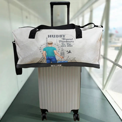 Couple Travel Partners For Life - Personalized Combo 2 Duffle Bags