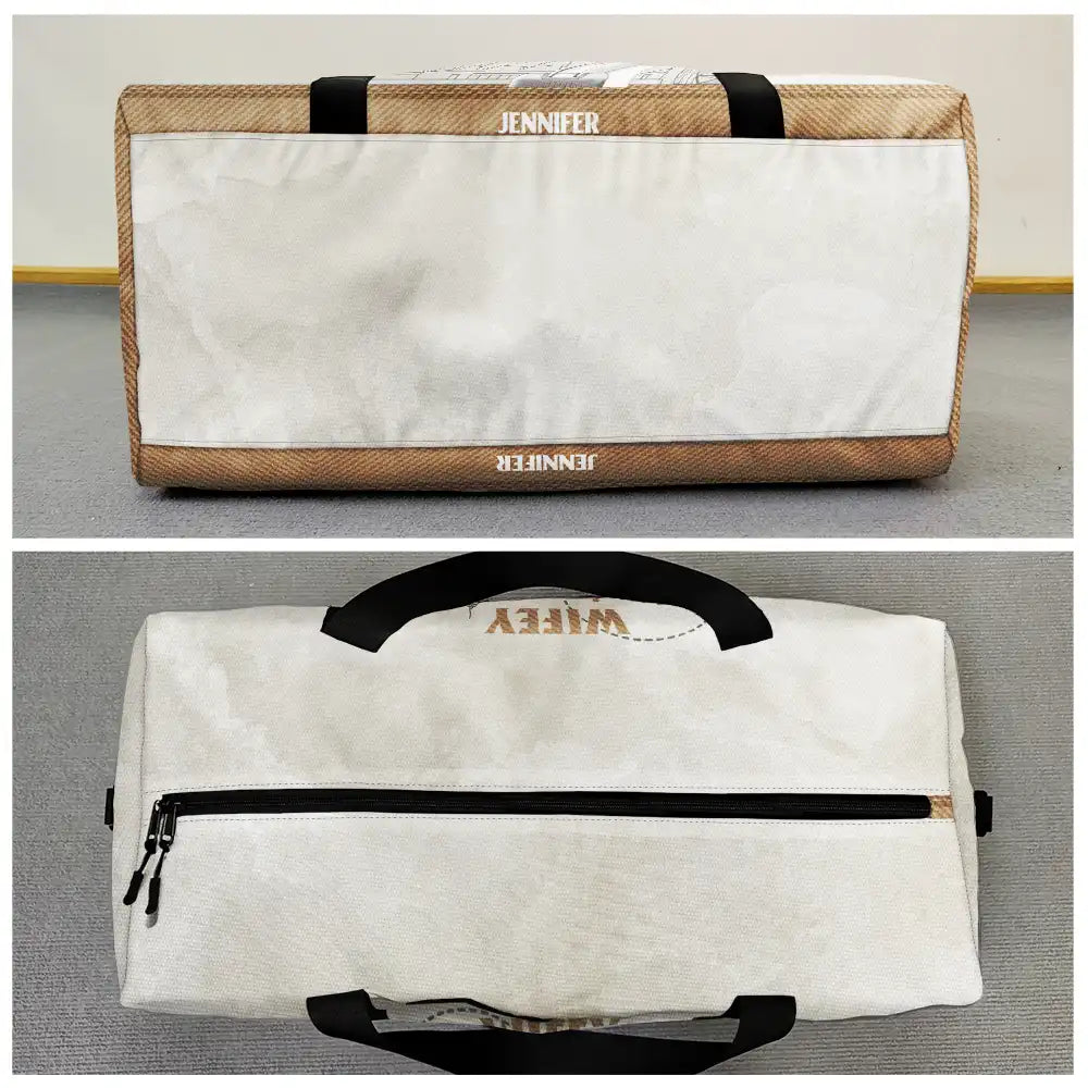 Couple Travel Partners For Life - Personalized Combo 2 Duffle Bags