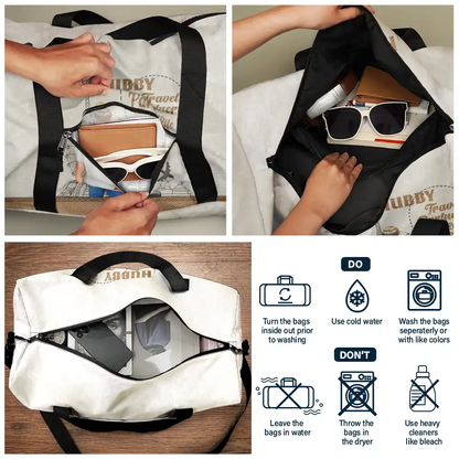 Couple Travel Partners For Life - Personalized Combo 2 Duffle Bags