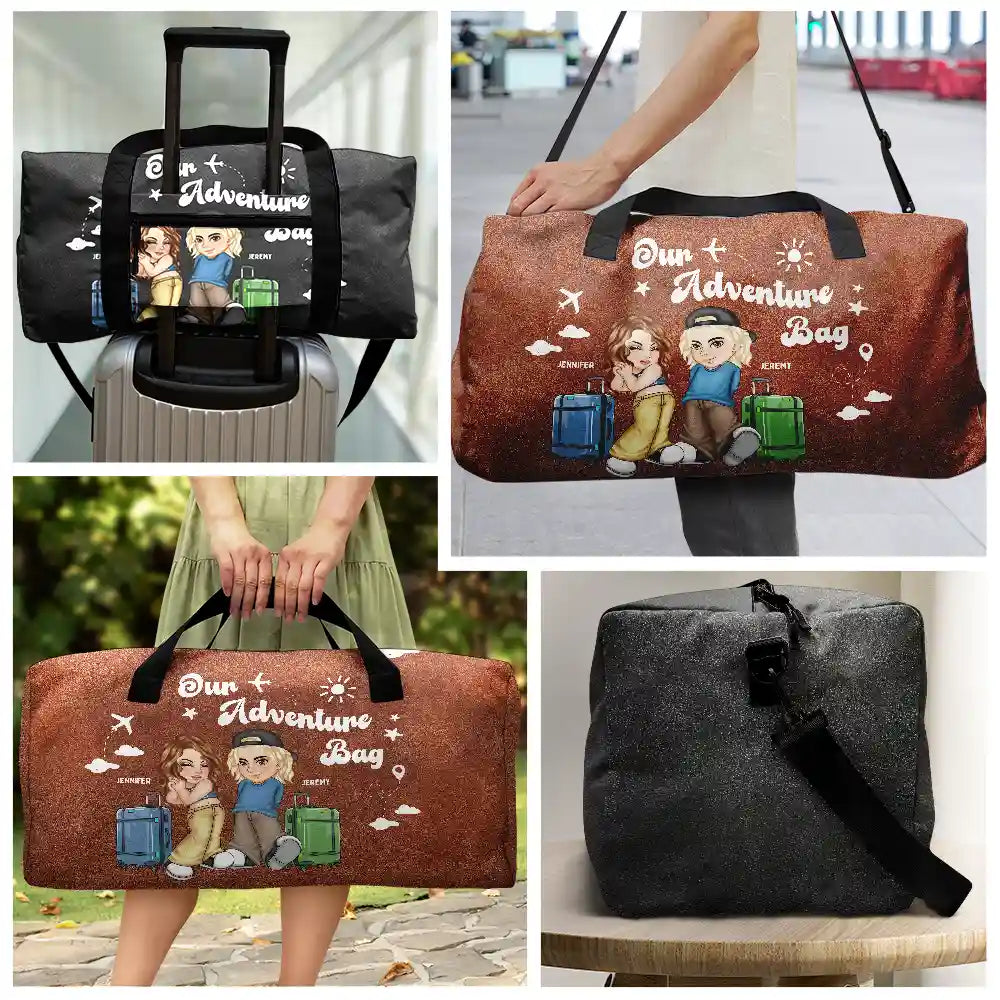 Couple Y2K Our Adventure Bag - Personalized Combo 2 Duffle Bags