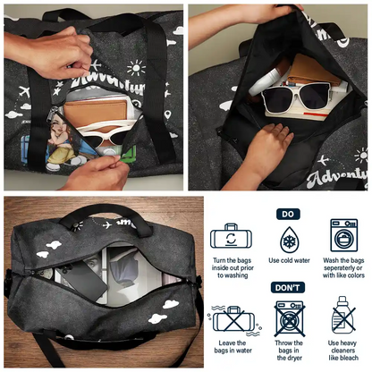 Couple Y2K Our Adventure Bag - Personalized Combo 2 Duffle Bags
