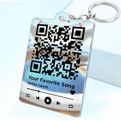 Who You Travel With - Personalized Acrylic Keychain