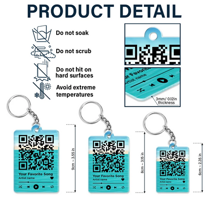 Who You Travel With - Personalized Acrylic Keychain