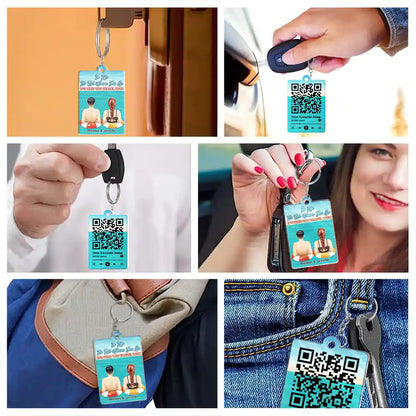 Who You Travel With - Personalized Acrylic Keychain