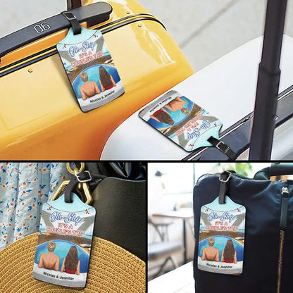 Oh Ship It's A Couple's Trip - Personalized Luggage Tag