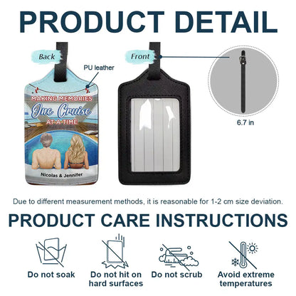 Oh Ship It's A Couple's Trip - Personalized Luggage Tag