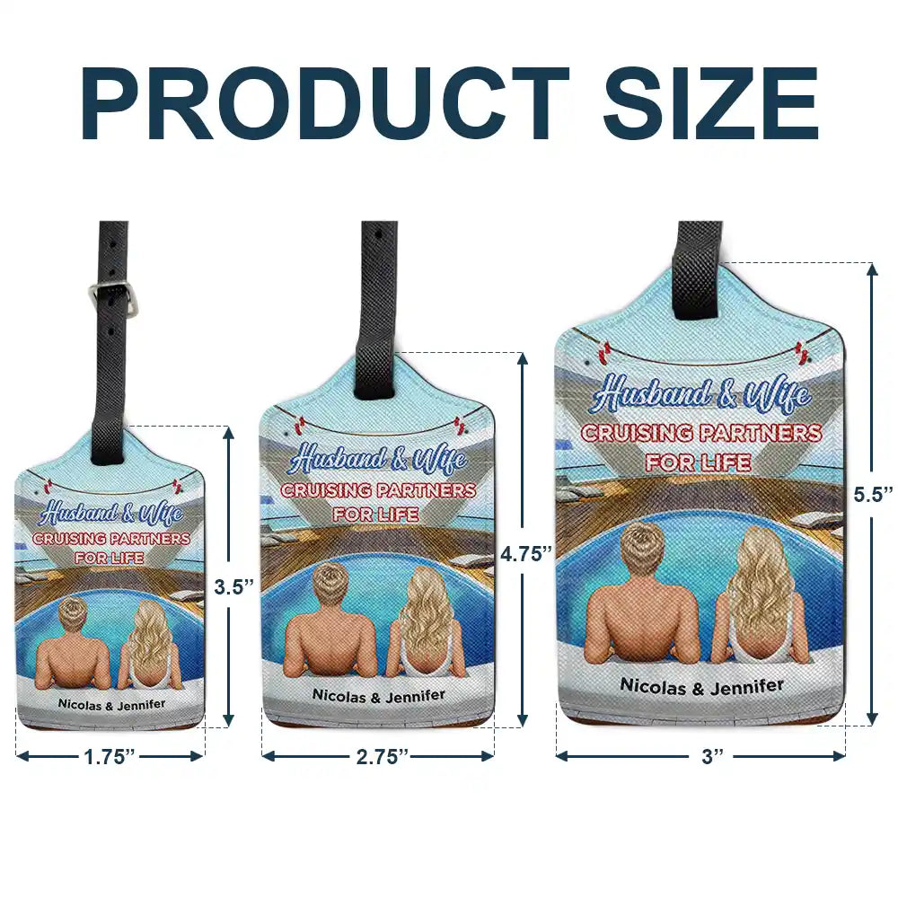 Oh Ship It's A Couple's Trip - Personalized Luggage Tag