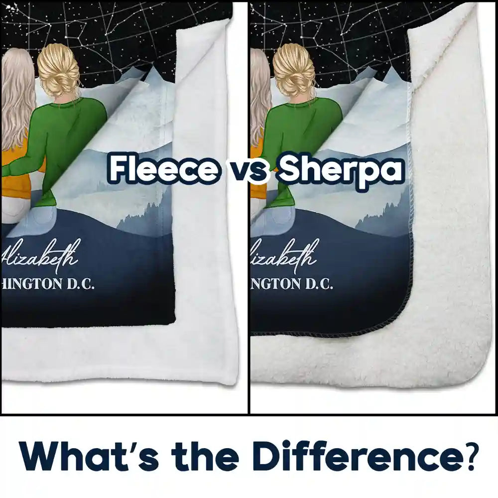 Star Map It All Began - Personalized Fleece Blanket, Sherpa Blanket