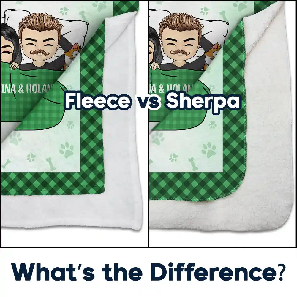 This Is Our Cuddling Blanket Pet Lovers - Personalized Fleece Blanket, Sherpa Blanket