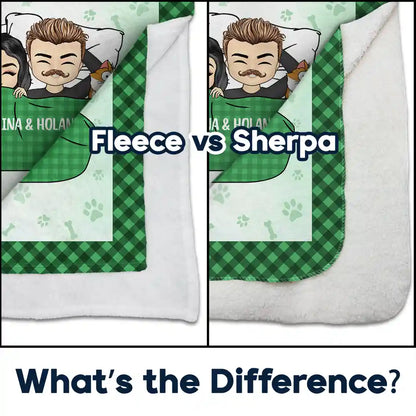 This Is Our Cuddling Blanket Pet Lovers - Personalized Fleece Blanket, Sherpa Blanket