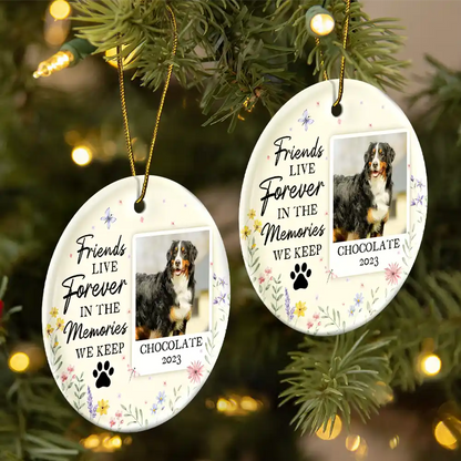 Custom Photo We Loved You Your Whole Life - Personalized Circle Ornament