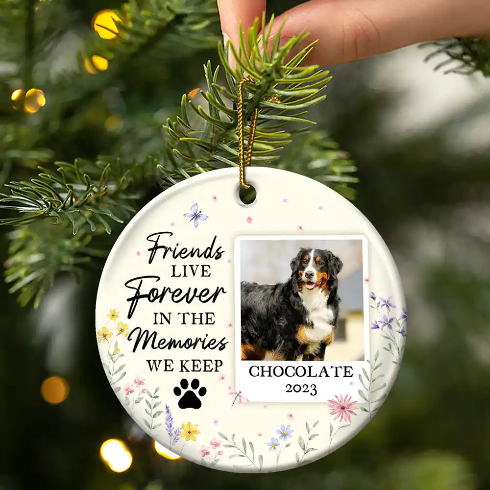 Custom Photo We Loved You Your Whole Life - Personalized Circle Ornament