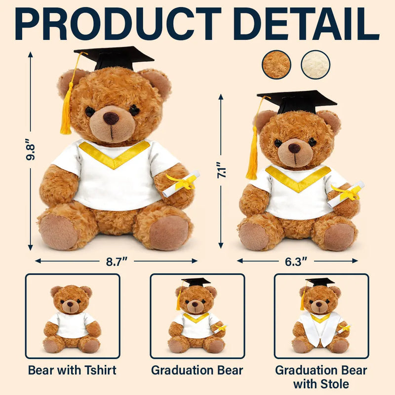 Congratulations Graduates - Personalized Teddy Bear
