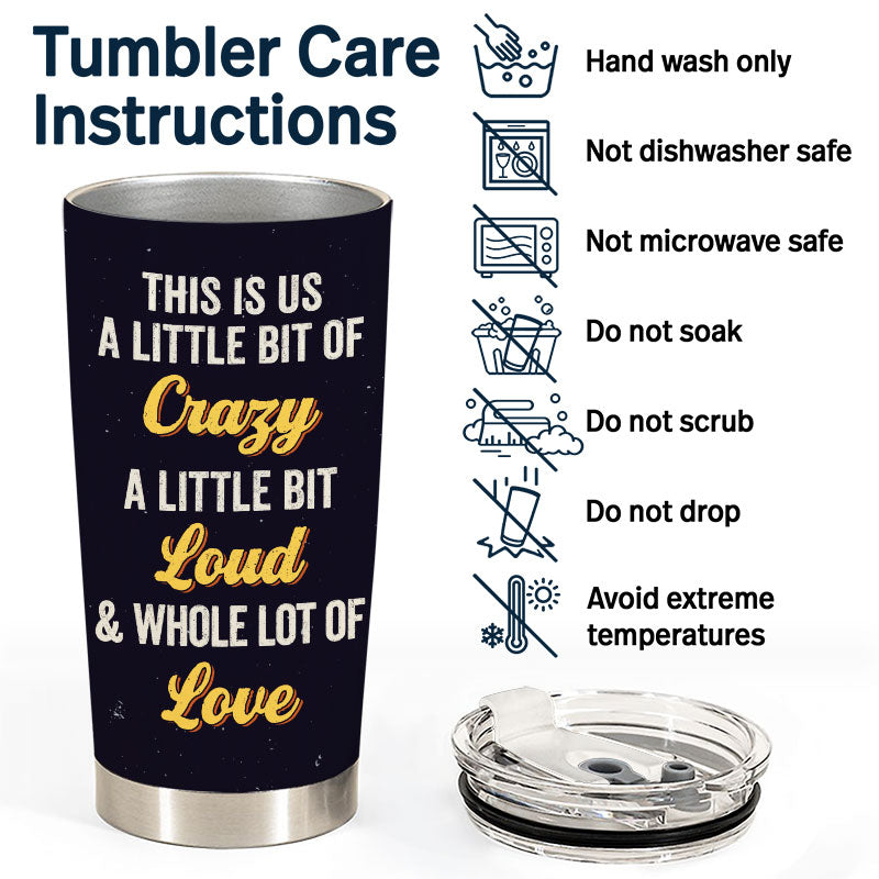 Husband And Wife Drinking Buddies For Life Black - Couple Gift - Personalized Custom Tumbler