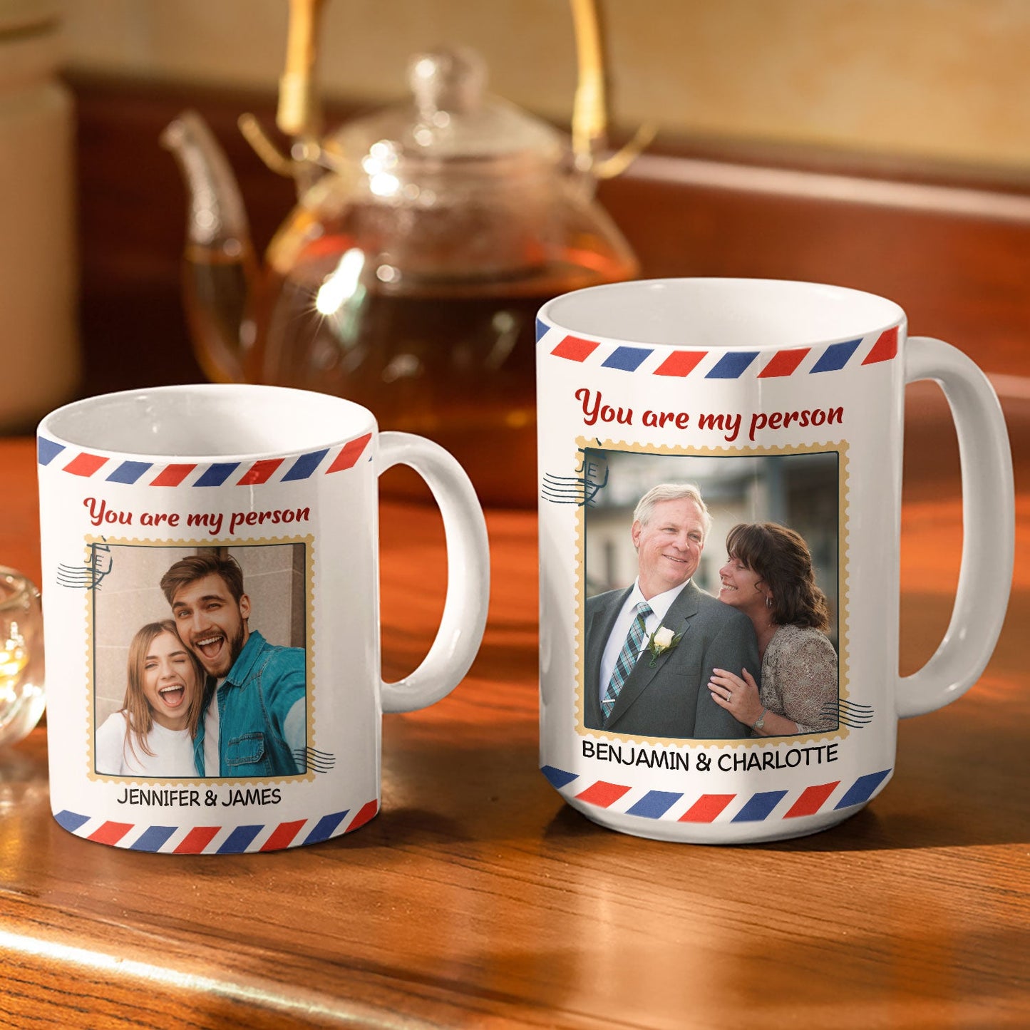 Custom Photo When I Tell You I Love You Family Couple - Anniversary Gift - Personalized Custom White Edge-to-Edge Mug