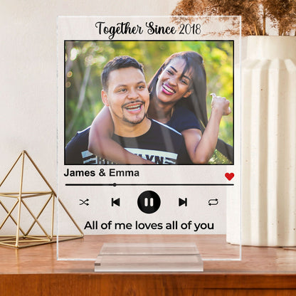 Custom Photo We Built A Life We Loved Husband Wife Couple - Anniversary Gift - Personalized Custom Vertical Rectangle Acrylic Plaque