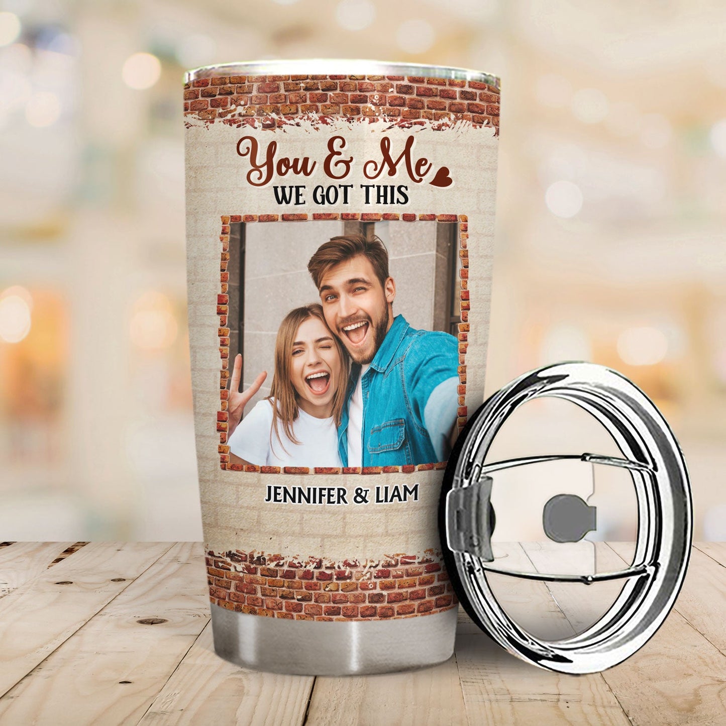 Custom Photo You're The Only One I Want To Annoy Husband Wife - Gift For Couples - Personalized Custom Tumbler