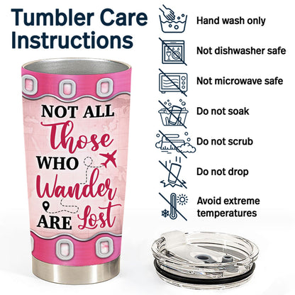 Custom Photo Just A Girl Boy Who Loves Traveling - Gift For Traveling Lovers - Personalized Custom Tumbler