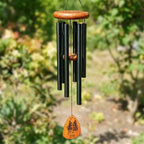 Custom Photo Pencil Sketch I Love You Forever Until We Meet Again - Personalized Wind Chime