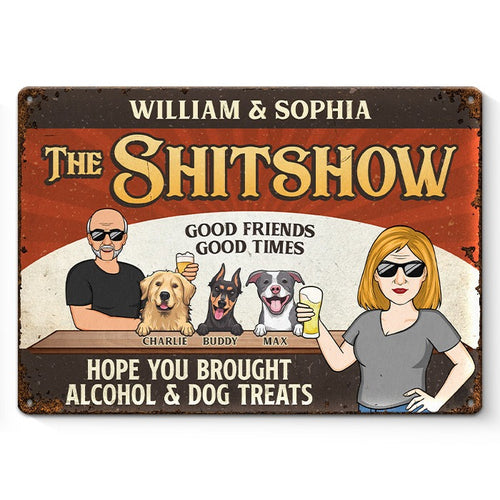 Biển hiệu nhà để xe - And Into The Garden I Go Gardening Girl - Biển hiệu kim loại cổ điển tùy chỉnh được cá nhân hóa