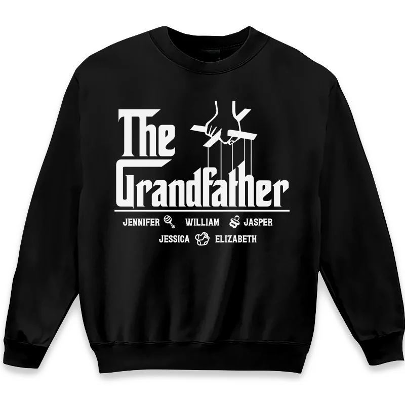 Our Hero Is Grandpa - Family Personalized Custom Unisex T-shirt, Hoodie, Sweatshirt - Father's Day, Birthday Gift For Dad, Grandpa